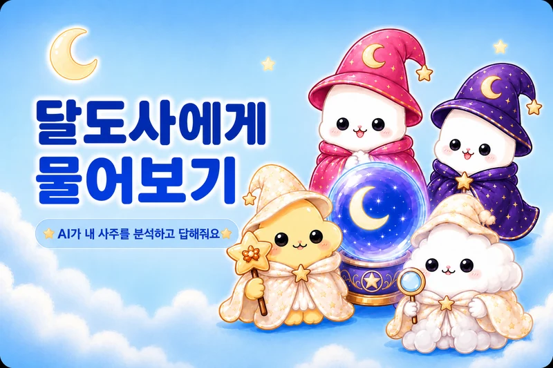 달도사에게 물어보기 · AI가 내 사주를 해석해요